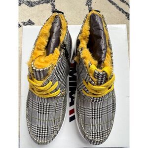 New Romika Josef Seibel EU39 US 8 5-9 Helsinki Boots Comfort Shoes Sherpa Plaid